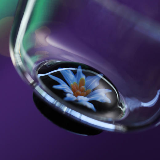 禾器花语·仙韵欣语盖碗高硼硅玻璃茶具茶器高档泡茶碗 商品图8