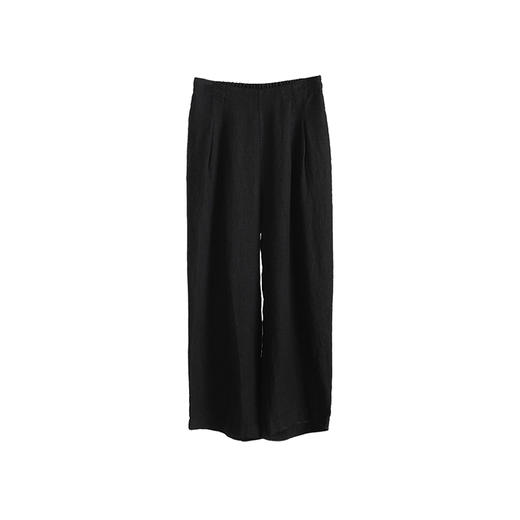 绽放503朵【黑白灰系列·西西里】高端进口砂洗亚麻休闲西装裤 商品图4