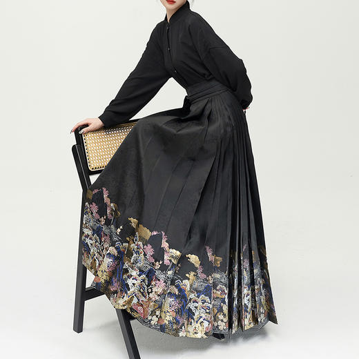 裁缝学苑AX81 明制汉服国风新中式马面裙纸样版女装半身裙打版板 商品图3