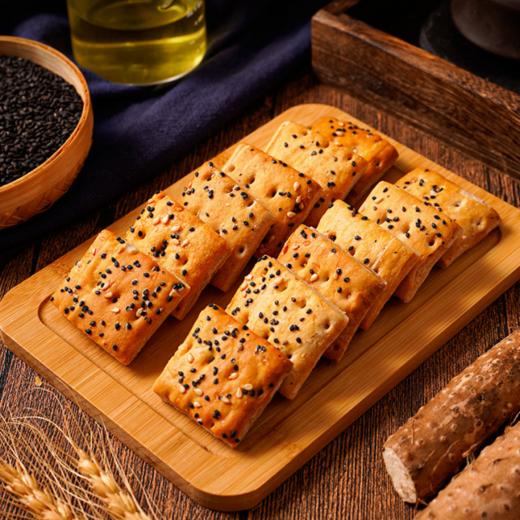 【征服你的味蕾！千层山药南瓜酥饼干】酥脆可口芝麻飘香，营养美味，诱人食欲一口一口停不下来，色泽诱人，咸味糕点早餐代餐食品老年人零食特价清仓 商品图4