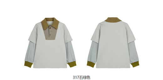 jnby  23年秋款   假俩件长袖polo 衫   1N8110660 商品图10