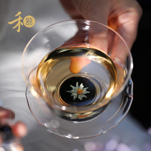 禾器花语·仙韵欣语盖碗高硼硅玻璃茶具茶器高档泡茶碗 商品图2