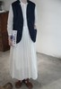 elsa esturgie 衬衫皱褶连衣裙（米白色） 商品缩略图0