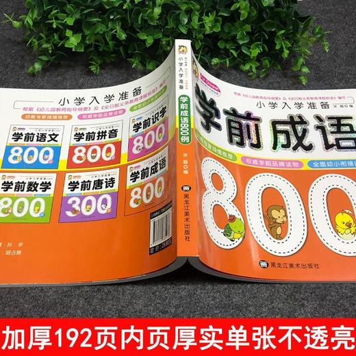 小学入学准备学前成语800例 商品图2