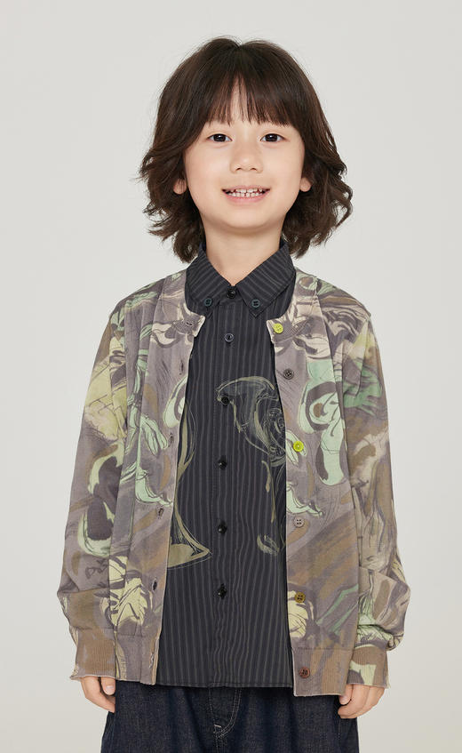 jnby  23年秋款  长袖亲肤短款开襟针织衫  1N8311560 商品图6