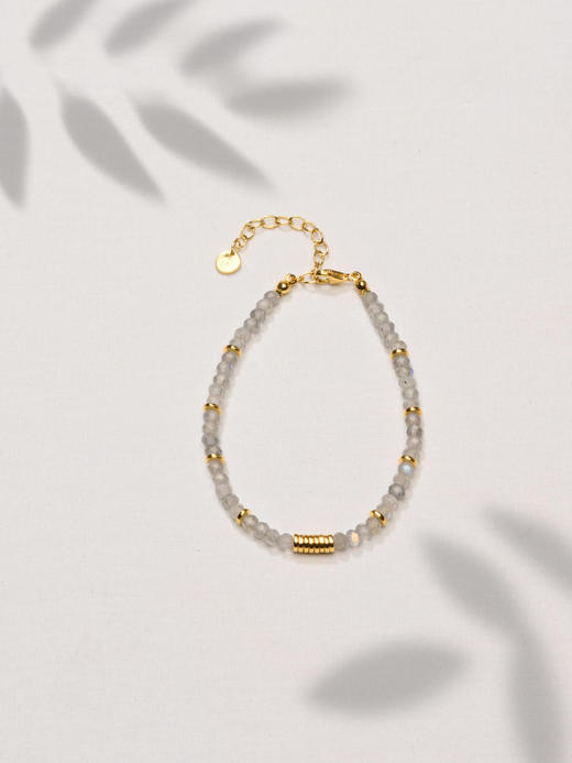 CAPSULE | mini Wild Bracelet Labradorite [ 灰白拉长石迷你原石手链 ] 商品图1