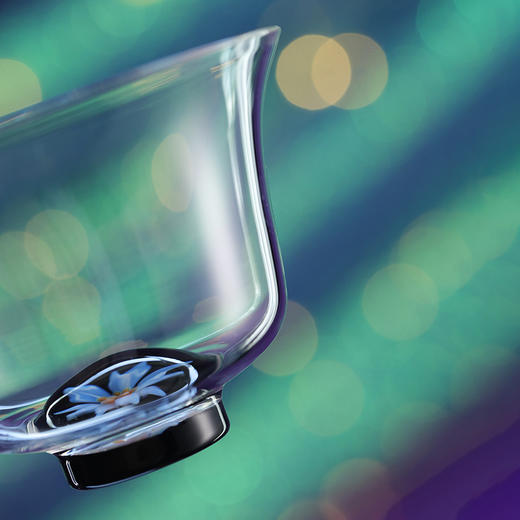 禾器花语·仙韵欣语盖碗高硼硅玻璃茶具茶器高档泡茶碗 商品图14