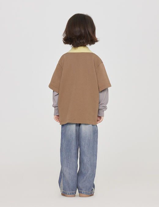 jnby  23年秋款   假俩件长袖polo 衫   1N8110660 商品图5