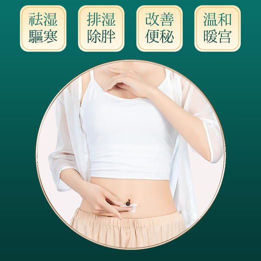 【艾草肚脐贴】一贴逼走体内陈年湿寒！采用天然中药+古法原方,深层渗透，击退体内湿气和寒气！ 商品图1