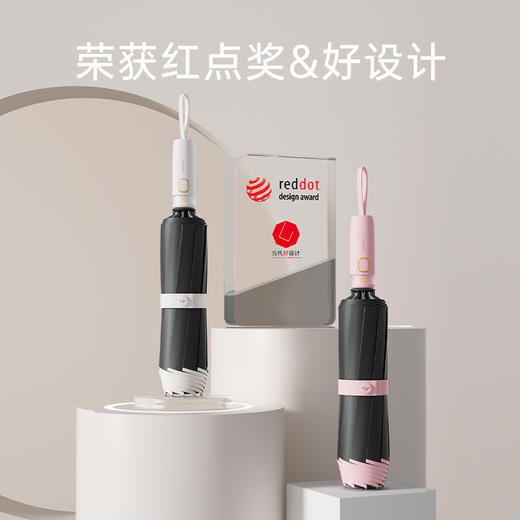 左都ZD178 烫金反向三折全自动节节收防晒遮阳伞 商品图1