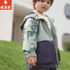 棉果果秋季新品男童撞色拼接大气抗风印花风衣M312100723470 商品缩略图0