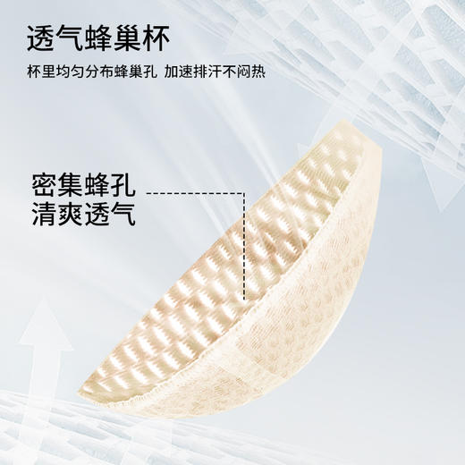 雅黛丽内衣女薄款大胸显小性感无钢圈聚拢文胸薄杯蕾丝大码胸罩女 商品图2