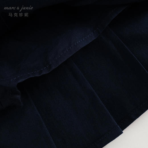 马克珍妮秋装新款 女童学院风不规则百褶裙半身裙 儿童短裙231500 商品图4