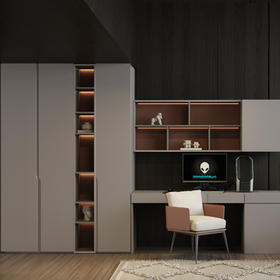 【意向金】顾家家居整装 定制一体化整家 全屋定制 云系·溯影系列定制柜