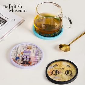 大英博物馆经典馆藏系列 巴斯特萌猫 内巴蒙花园 哈姆雷特 流沙杯垫