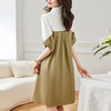 夏棉质法式赫本风，气质收腰衬衫裙MJ34123 商品缩略图2