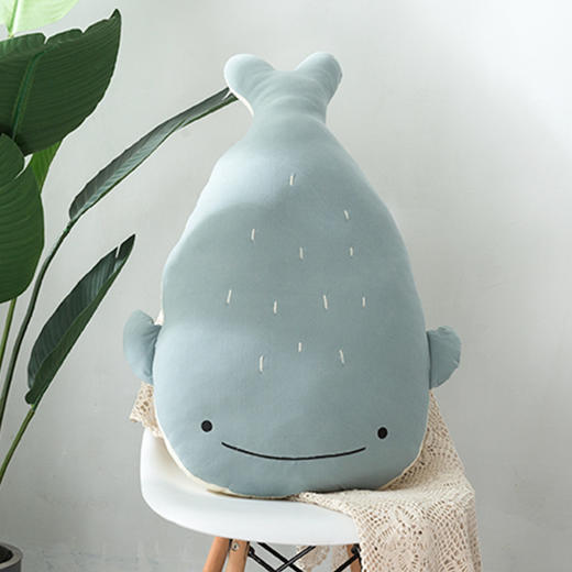 【ins软体抱枕】海鸟狐狸鲸鱼毛绒玩具 精品店玩偶公仔可定制  舒服柔软不掉毛 饱满填充回弹能力好随意按压 商品图8