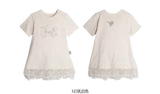 jnby  23年秋款  圆领拼接短袖连衣裙  YN7G10460 商品图5