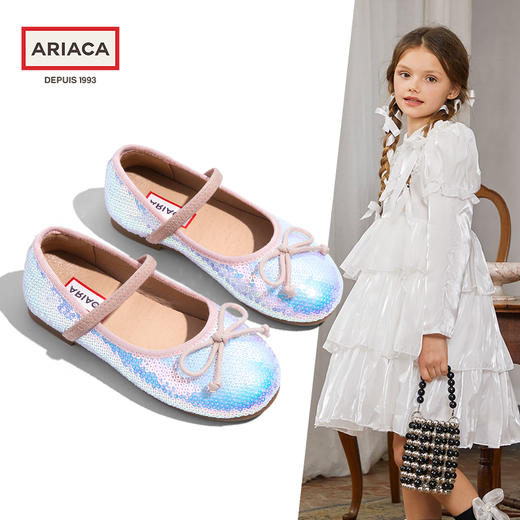 ARIACA艾芮苏美人鱼公主鞋女童单鞋软底 商品图5