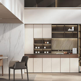 【意向金】顾家家居整装 定制一体化整家 全屋定制 云系·卡尔曼系列系列定制柜