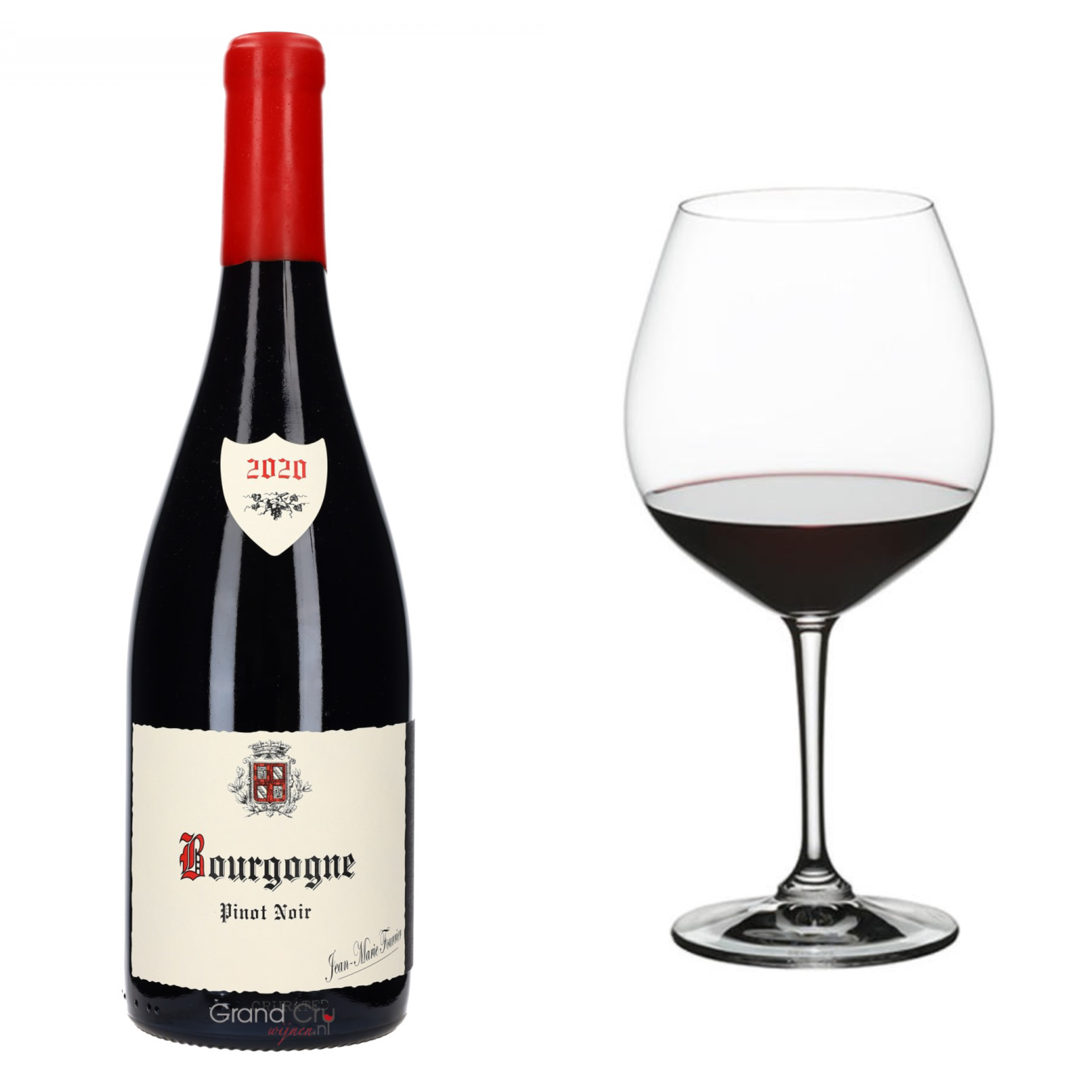 【团购680起】2020 Fourrier, Bourgogne Rouge + Riedel Accanto勃艮第杯套装【闪送】（5折）