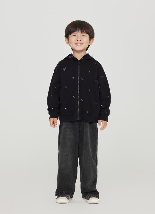 jnby   23年秋款  百搭开襟连帽卫衣  1N8411870 商品图8