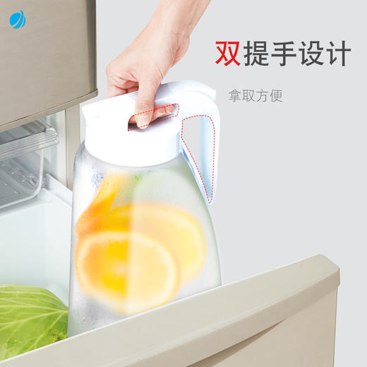阿司倍鹭（ASVEL）密封塑料杯耐热耐高温冷水壶 可冰箱冷冻家用凉水壶扎壶3.1L 商品图7