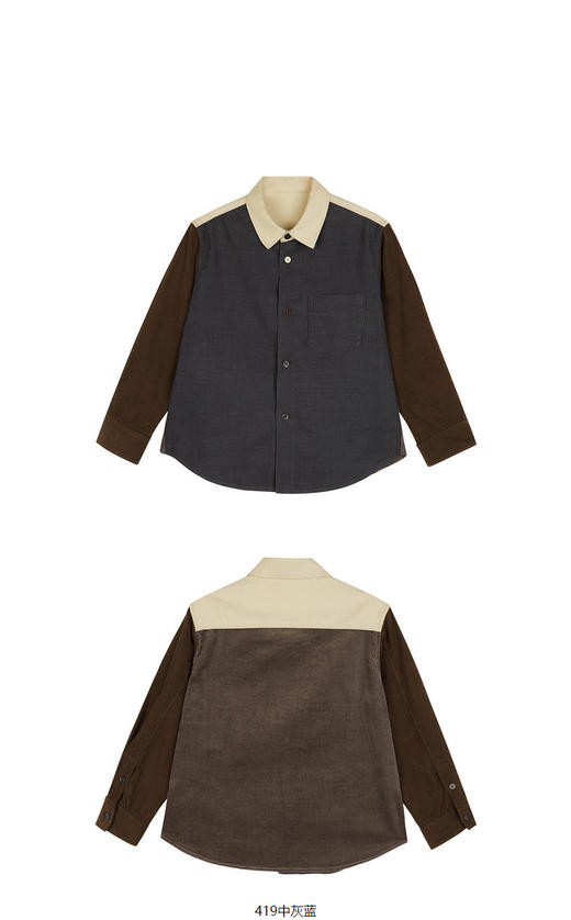 jnby   23年秋款   翻领长袖衬衣  1N8210370 商品图7