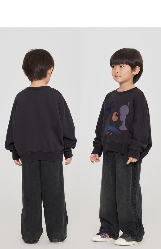 jnby  23年秋款  圆领套头卫衣  1N8410700 商品图7