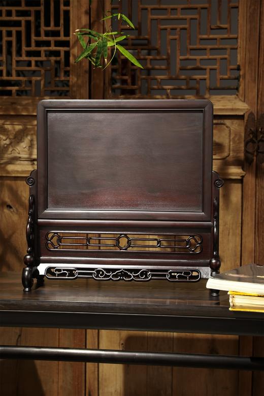 唐寅山水°精座&简座酸枝插屏 商品图2