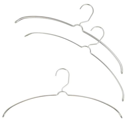 不锈钢双骨架衣架40cm3支装 商品图0