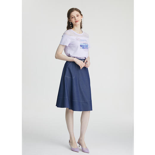 司歌牛仔半裙轻薄伞裙C871155 商品图2