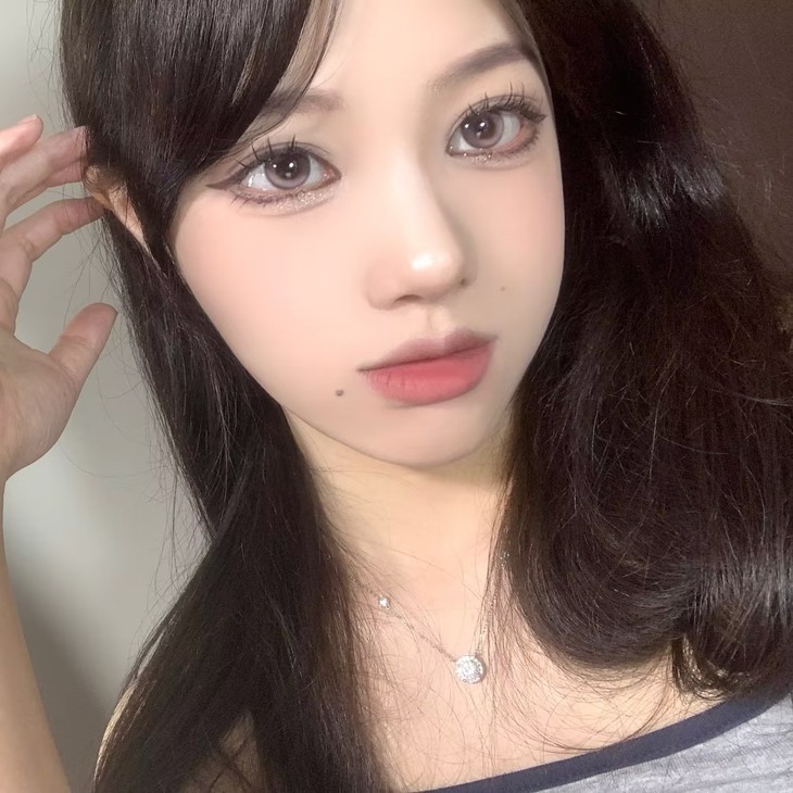 MIMIPARK美瞳 半年抛隐形眼镜 巴斯克玫瑰 14.2mm 1副/2片 左右度数可不同-VVCON美瞳商城25