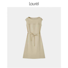 【三醋酸】Laurel劳芮 玉石色一字领盖袖连衣裙LWL343Y00300