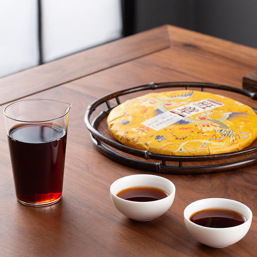 溢庆源丨班章 普洱熟茶 熟普 2014年原料 357g 商品图2