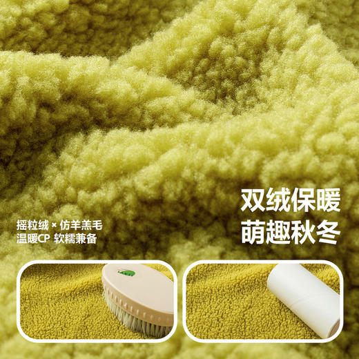 迷你巴拉男童女童马甲宝宝时尚宽松保暖羊羔绒儿童棒球服外套 商品图3