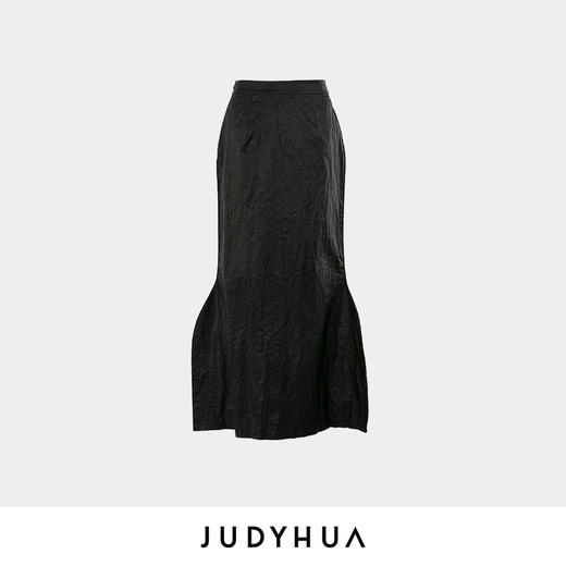 JUDYHUA 弧形设计直筒半裙 商品图3