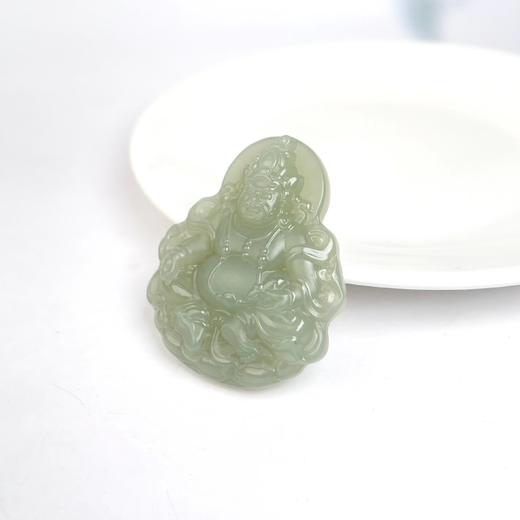 和田玉吊坠-黄财神 商品图0