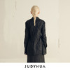 JUDYHUA 纸感材质弧线设计衬衫 商品缩略图2