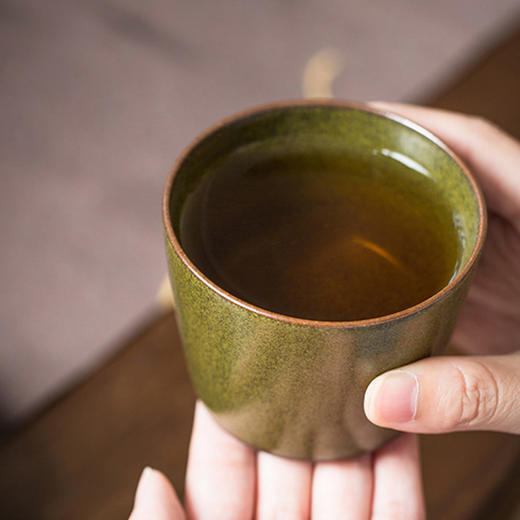 景德镇官家国窑茶叶末釉茶器 商品图3