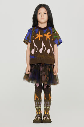 jnby  23年秋款  中腰网纱短款腰裙  1N8D11810