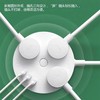 公牛USB插座插线板插排排插拖线板3usb+3位总控全长1.8米GN-R203U圆形电源转换器1个 商品缩略图3
