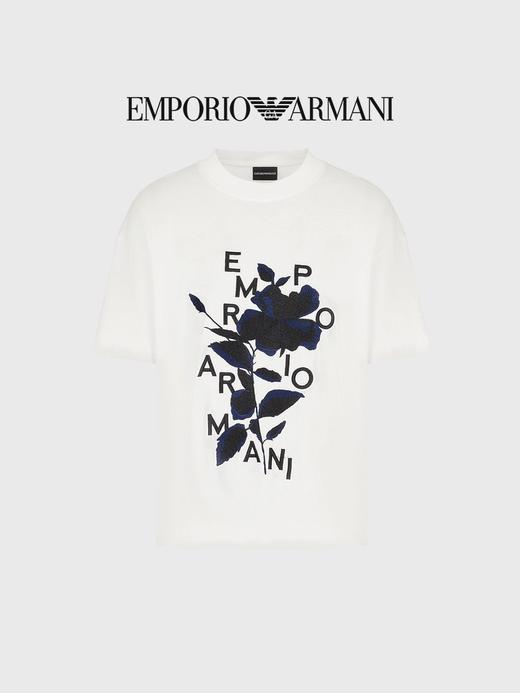 E ARMANI T恤衫男  3R1TBC1JUVZ-0101 .70%LYOCELL 30%COTTON 商品图0