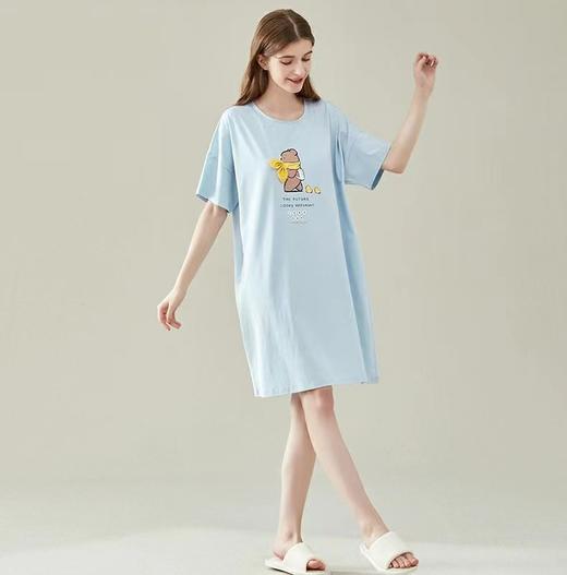芬腾女士纯棉家居服单件裙 两色可选98422833 商品图0