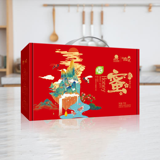 北大荒典选-蜜礼-蜂蜜礼盒750g 商品图1