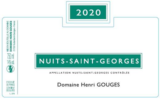 2020 Henri Gouges, Nuits-St-Georges【闪送】（65折）* 商品图0