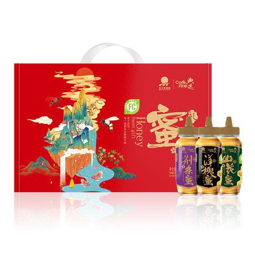 北大荒典选-蜜礼-蜂蜜礼盒750g 商品图3