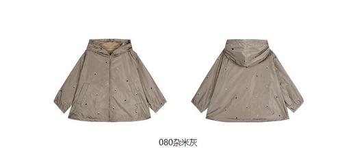 jnby  23年秋款   防风保暖长袖短款风衣  1N8911910 商品图11