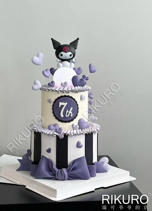 【翻糖蝴蝶结小公主】百变水果奶油蛋糕 商品图1