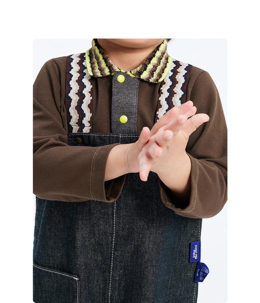 jnby  23年秋款长袖撞色polo衫 YN8110430 商品图4